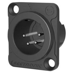 XLR 4P Chassis - male