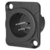 XLR 4P Chassis - male