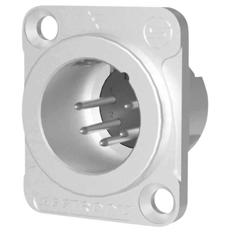 XLR 5P Chassis - male