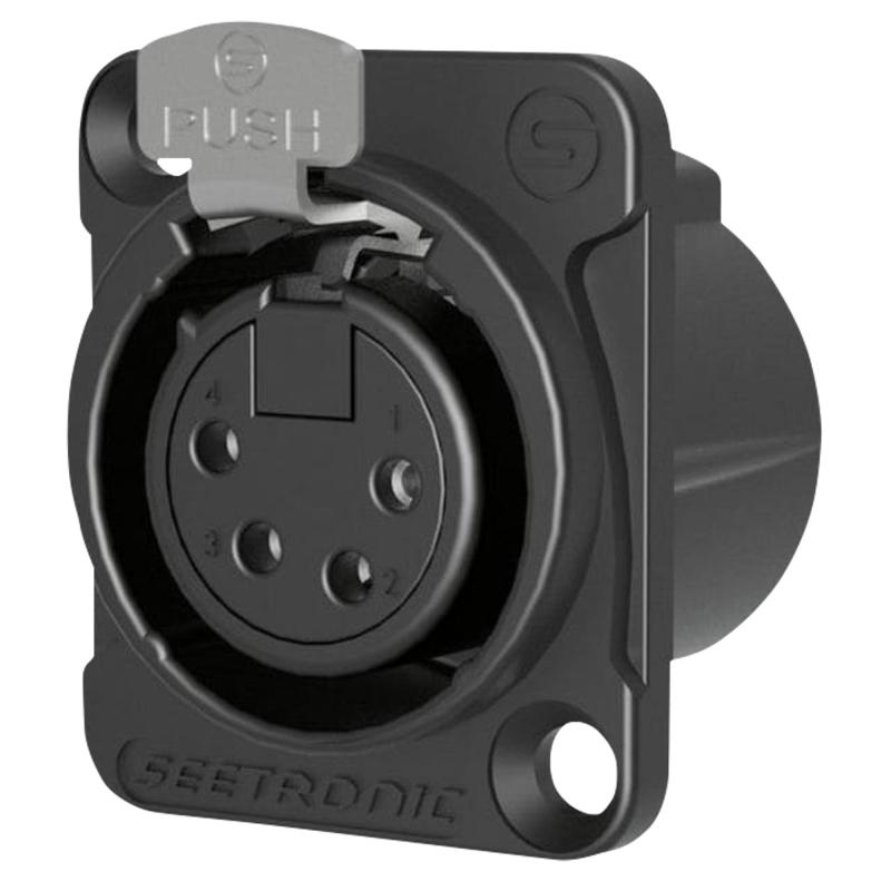 XLR 4P Chassis - female