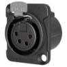 XLR 4P Chassis - female