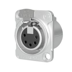 XLR 5P Chassis - female