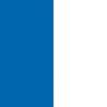 Showgear Handheld Confettikanon Pro 80 cm, blauw/wit, brandvertragend en biologisch afbreekbaar