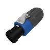 Seetronic Speaker Connector 4 polig - Female Blauw/zwarte behuizing
