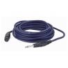 FS0210 - 10 meter Jack mono - XLR female 3 polig 2 x 1.5 mm2