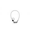 Saveking Safety kabel 3 mm, BGV-C1 WLL: 20 kg - 60 cm - zwart